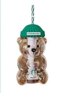 Starbucks Bearista Glass Cold Cup